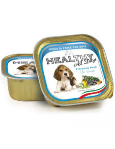 Пастет за подрастващи кученца HEALTHY MEAT All days PUPPY Fish And Eggs с прясна риба и яйца