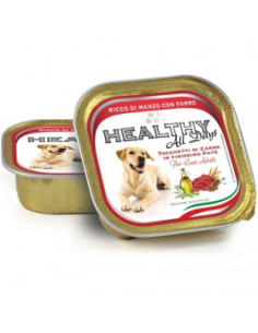 Пастет за кучета HEALTHY MEAT All days Beef And Spelt с прясно говеждо месо, пилешко, пуешко и спелта