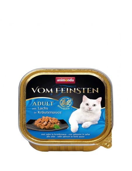 Vom Feinsten Grain Free от Animonda, Германия, сьомга + билков сос, 100 г (32 бр./стек)