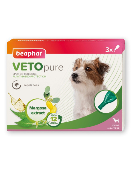 Beaphar Veto Spot On противопаразитни пипети за дребни породи кучета, 3 бр