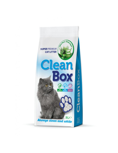 Clean Box Super Premium Котешка постелка 5л алое вера / 3 бр. СТЕК