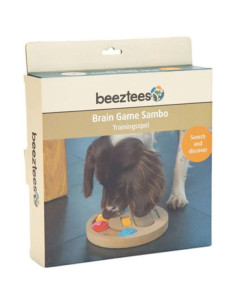 Дървена интерактивна играчка Beeztees Sambo за кучета натурален