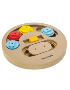 Дървена интерактивна играчка Beeztees Sambo за кучета натурален 2