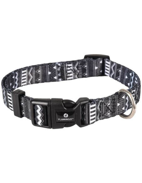 Нашийник за куче Flamingo Collar Sadie черен L
