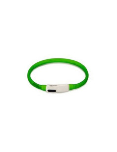 Светещ нашийник Beeztees Sillicone safety collar за куче с USB син 2