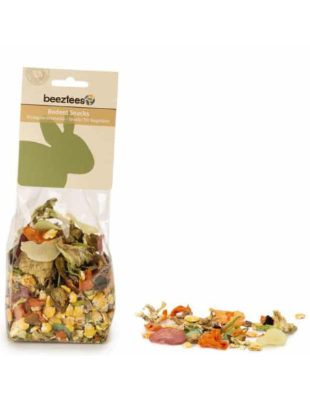 Beeztees rodent vegetable mix – Лакомство за гризачи зеленчуков микс 150г 0.150 кг.