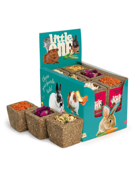 Натурално Лакомство за Гризачи Little ONE bowl – купичка от ливадно сено 65гр., БЕЗ ЗЪРНО 1 бр.