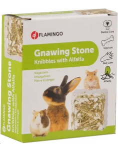 Минерален блок с люцерна Flamingo за гризачи 1 бр.