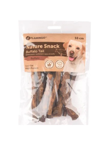 Натурална биволска опашка Flamingo Nature snack за куче 0.100 кг.