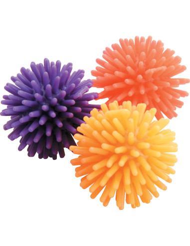 Играчка за котки Zolux 3 STAR BALLS – топки таралежчета 4см 1 бр.