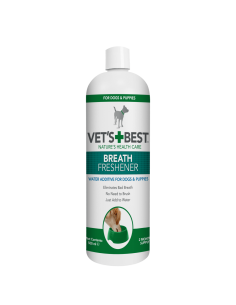 Vets Best Breath Freshener вода за уста за кучета, за свеж дъх с мента и карамфил, 500 мл
