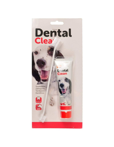 Комплект от четка и паста за зъби Karlie Petcare Toothbrush+paste за кучета 85гр.