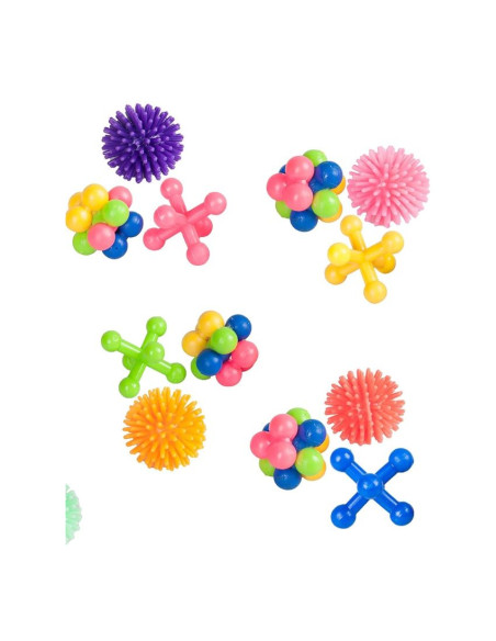 Котешка играчка KARLIE Rubber Cat toy цветни гумени топки