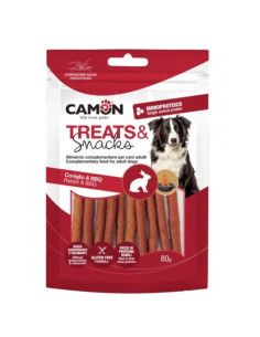 Camon Treats Snacks - пръчици от изсушено заешко месо 80гр.