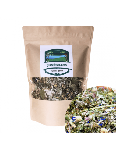 Вълшебната гора „Билкова градина“ - натурална храна за зайци, морски свинчета и други малки животни, микс от полезни билки, 1