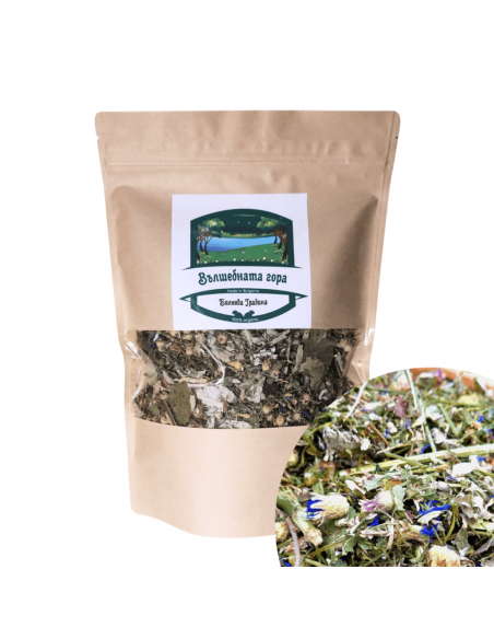 Вълшебната гора „Билкова градина“ - натурална храна за зайци, морски свинчета и други малки животни, микс от полезни билки, 1