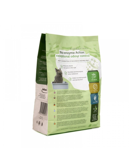 Eco Clean Box Тофу котешка тоалетна с био ензими НАТУРАЛ, 2.5кг / 6л