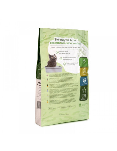 Eco Clean Box Тофу котешка тоалетна с био ензими ЗЕЛЕН ЧАЙ, 10кг / 24л