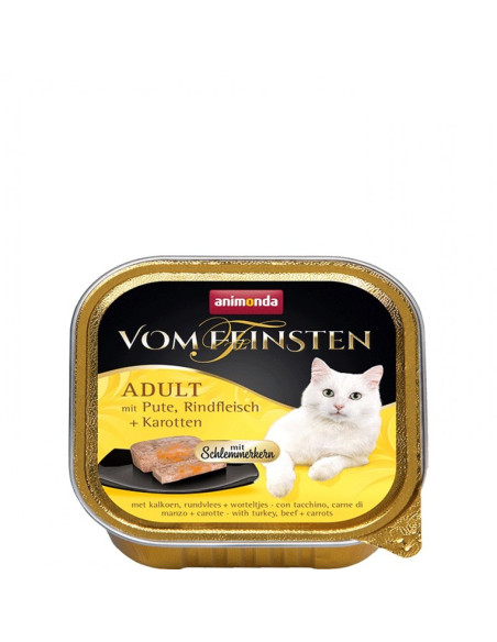 Vom Feinsten 2 в 1 от Animonda, Германия, пуйка + говеждо с моркови, (32 бр./стек)