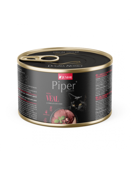 Piper Cat Junior 185 г телешко / 12 бр. СТЕК