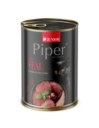 Piper Cat Junior храна за малки котенца с телешко, 400 г