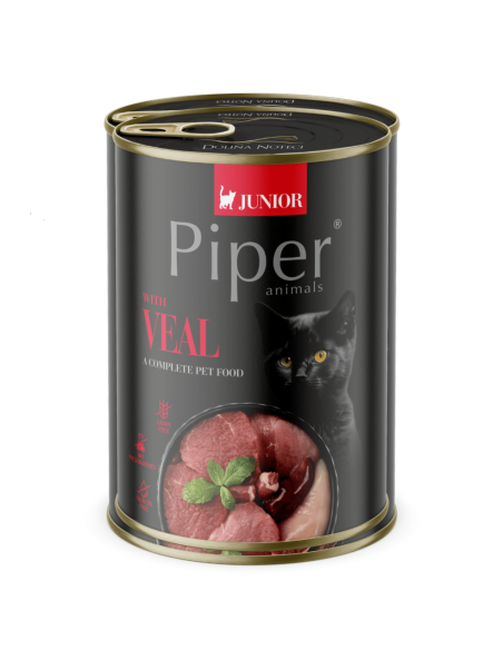 Piper Cat Junior храна за малки котенца с телешко, 400 г