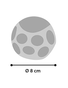 Гумена топка Flamingo Wido squeak ball със звук за куче син 2