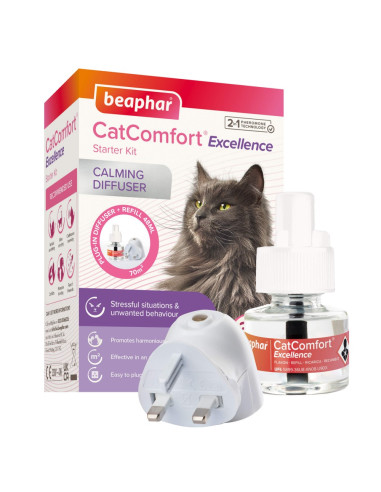Beaphar CatComfort Diffuser - дифузер с ел.захранване, вкл. спрей с феромони, 48 мл