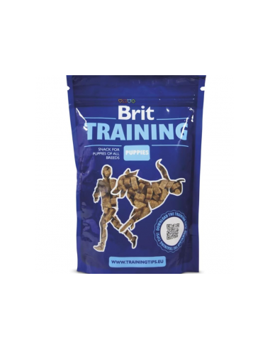 Полумеки лакомства за подрастващи кучета Brit Training Snack Puppies подходящи за тренировки 200гр.