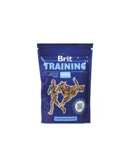 Полумеки лакомства за подрастващи кучета Brit Training Snack Puppies подходящи за тренировки 200гр.