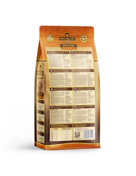 Wolfsblut Wide Plain Adult суха храна за кучета с конско и сладки картофи, 2 кг