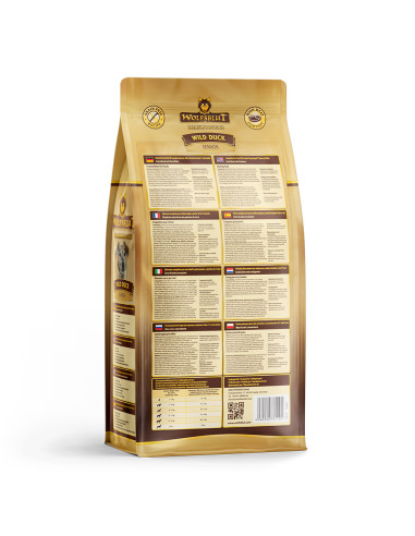Wolfsblut Wild Duck Senior суха храна за възрастни кучета с дива патица и картофи, 2 кг