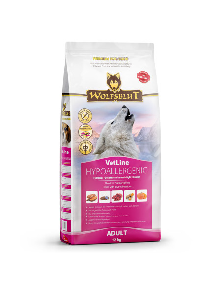 Wolfsblut Hypoallergenic хипоалергенна моно-протеинова суха храна за кучета с конско месо, 12 кг