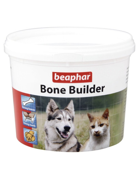Beaphar Bone Builder – хранителна добавка за кучета и котки, с калций и фосфор, 500 г
