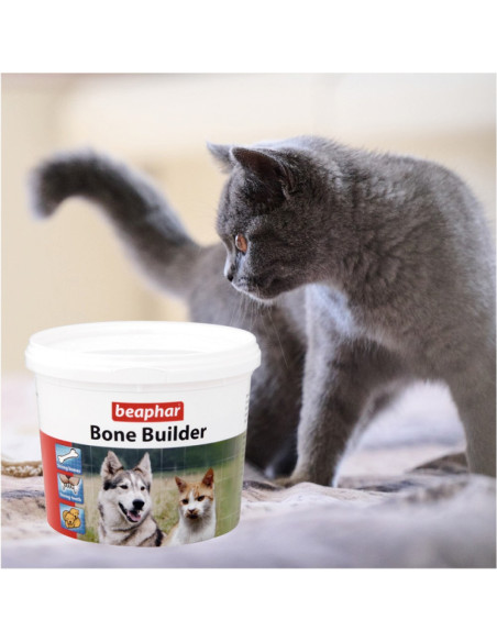 Beaphar Bone Builder – хранителна добавка за кучета и котки, с калций и фосфор, 500 г