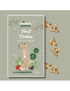 Chicopee Fruit Cookies - веган бисквитки с ябълки и бъз, приготвени по оригинална канадска рецепта, 400 г 2