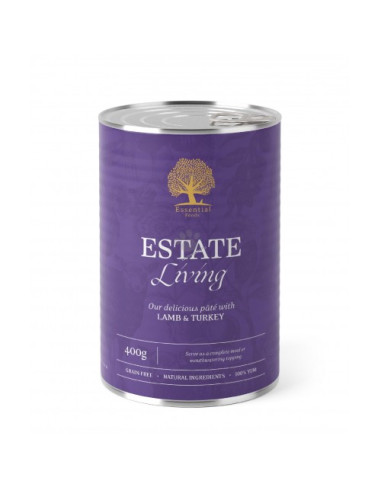 Essential Estate Living Pate - пастет за кучета с агнешко и пуешко 400 гр.