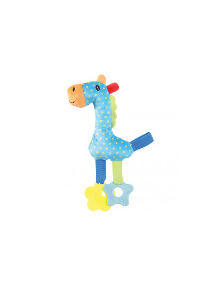 Екологична плюшена играчка за малки кученца ZOLUX Puppy RIO Girafe жирафче с гризалки за зъбки