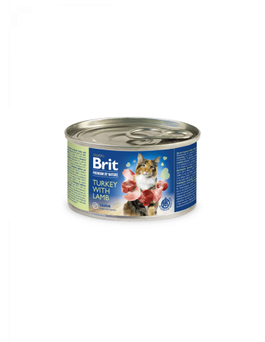 Brit Premium by Nature Turkey with Lamb – пастет за котки пуйка и агнешко. 200гр