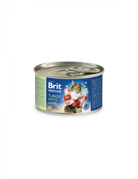 Brit Premium by Nature Turkey with Lamb – пастет за котки пуйка и агнешко. 200гр