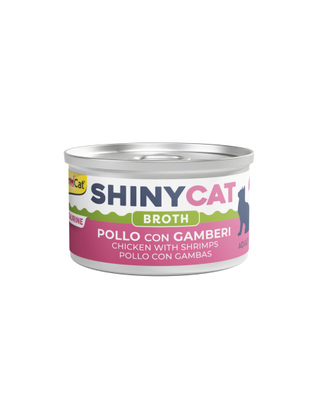 GC SHINYCAT CHICKEN WITH SHRIMPS IN BROTH 70g
