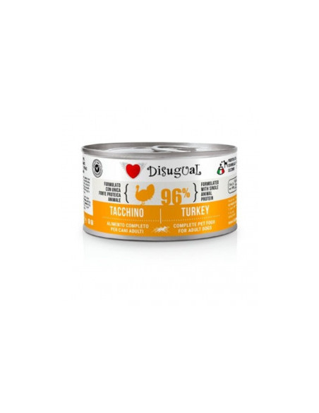 Консервирана храна за кучета Disugual Wet food Turkey с 96- пуешко месо 150гр.