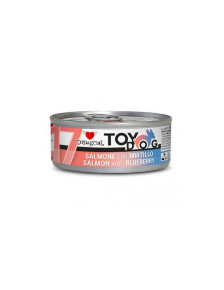 Консервирана храна за кучета от малки породи Disugual Toy Dog 17 Salmon and blueberry с 92- сьомга и боровинки 85гр.
