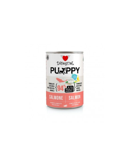 Консервирана храна за подрастващи кученца Disugual Wet food Puppy Salmon с 94- сьомга 400гр.