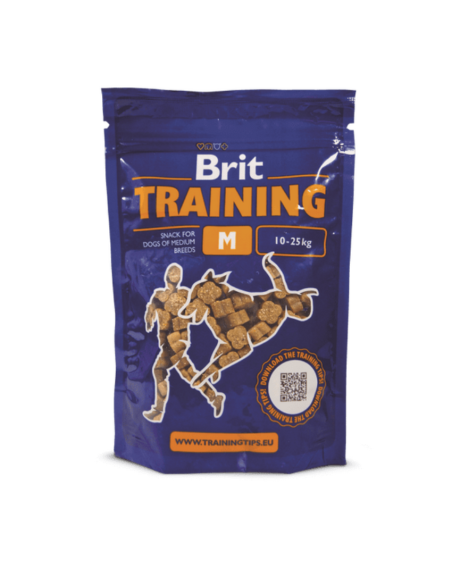 Полумеки лакомства за кучета от средни породи Brit Training Snack M подходящи за тренировки 200 g