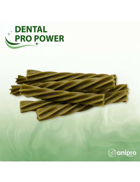 anipro Dental Pro Power фузили със спирулина, 84 г, зелен чай