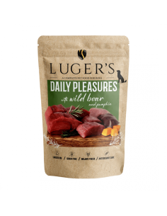 Lugers Dog Adult 500 г пауч - с глиган и тиква / 10 бр. СТЕК