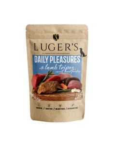 Lugers Dog Adult 500 г пауч - с агнешко шкембе и моркови / 10 бр. СТЕК