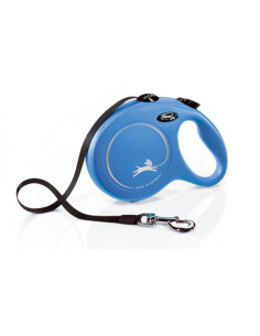 flexi New Classic Small - 5м лента, до 15 кг - син