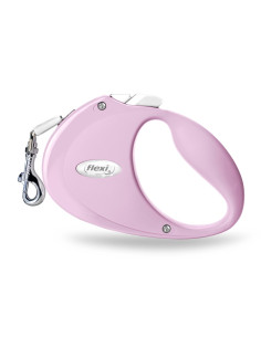 flexi Puppy - 2м лента, за малки кученца до 12кг, цвят розов